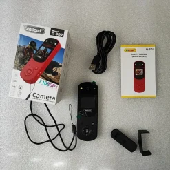 VIDEOCAMERA PORTATILE Q-SD2 MINI ACTION CAMERA HD CLIP VESTITI RUOTABILE 1080P