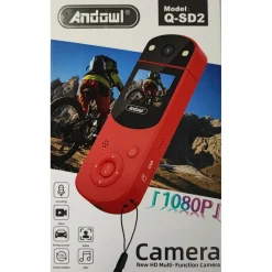 VIDEOCAMERA PORTATILE Q-SD2 MINI ACTION CAMERA HD CLIP VESTITI RUOTABILE 1080P