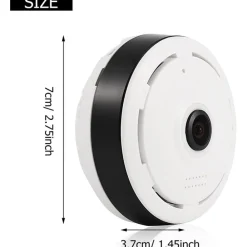 VIDEOCAMERA TELECAMERA PANORAMICA A 360 WIFI IP VIDEO SORVEGLIANZA EYE S 3.0MP