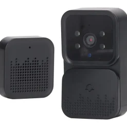 VIDEOCITOFONO CAMPANELLO SENZA FILI DA ESTERNO IMPERMEABILE IP67 SCHERMO IPS 4,3''