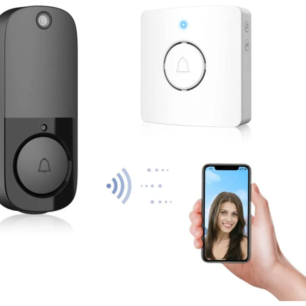VIDEOCITOFONO IP SENZA FILI WIFI CAMPANELLO SMART SENSORE DI MOVIMENTO IP10A