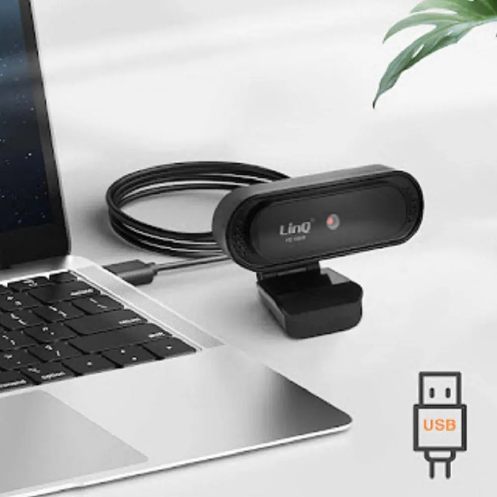 WEBCAM USB FULL HD 1080P 30 MILIONI PIXEL CON MICROFONO VIDEOCONFERENZA HD1090