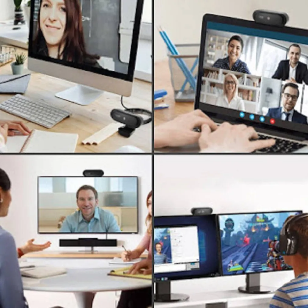 WEBCAM USB FULL HD 1080P 30 MILIONI PIXEL CON MICROFONO VIDEOCONFERENZA HD1090