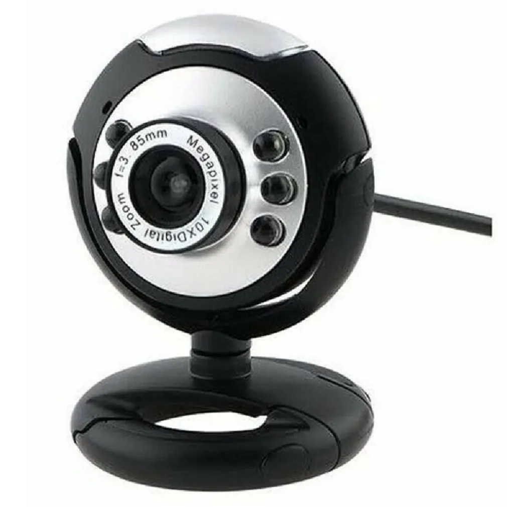WEBCAM WEB-01 IDEALE PER VIDEOCONFERENZE MICROFONO 1.3 MPX 6 LED PER NOTEBOOK PC