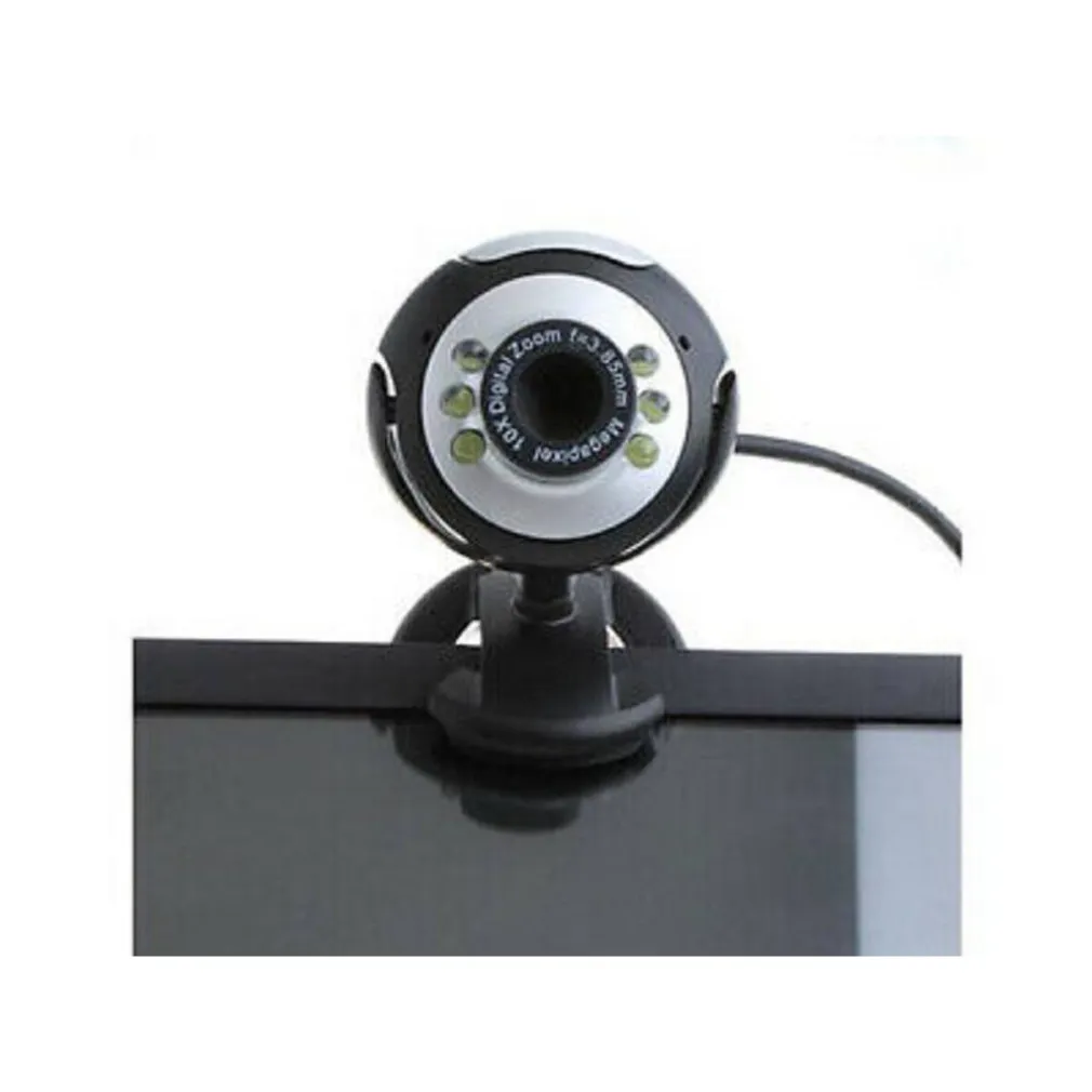 WEBCAM WEB-01 IDEALE PER VIDEOCONFERENZE MICROFONO 1.3 MPX 6 LED PER NOTEBOOK PC