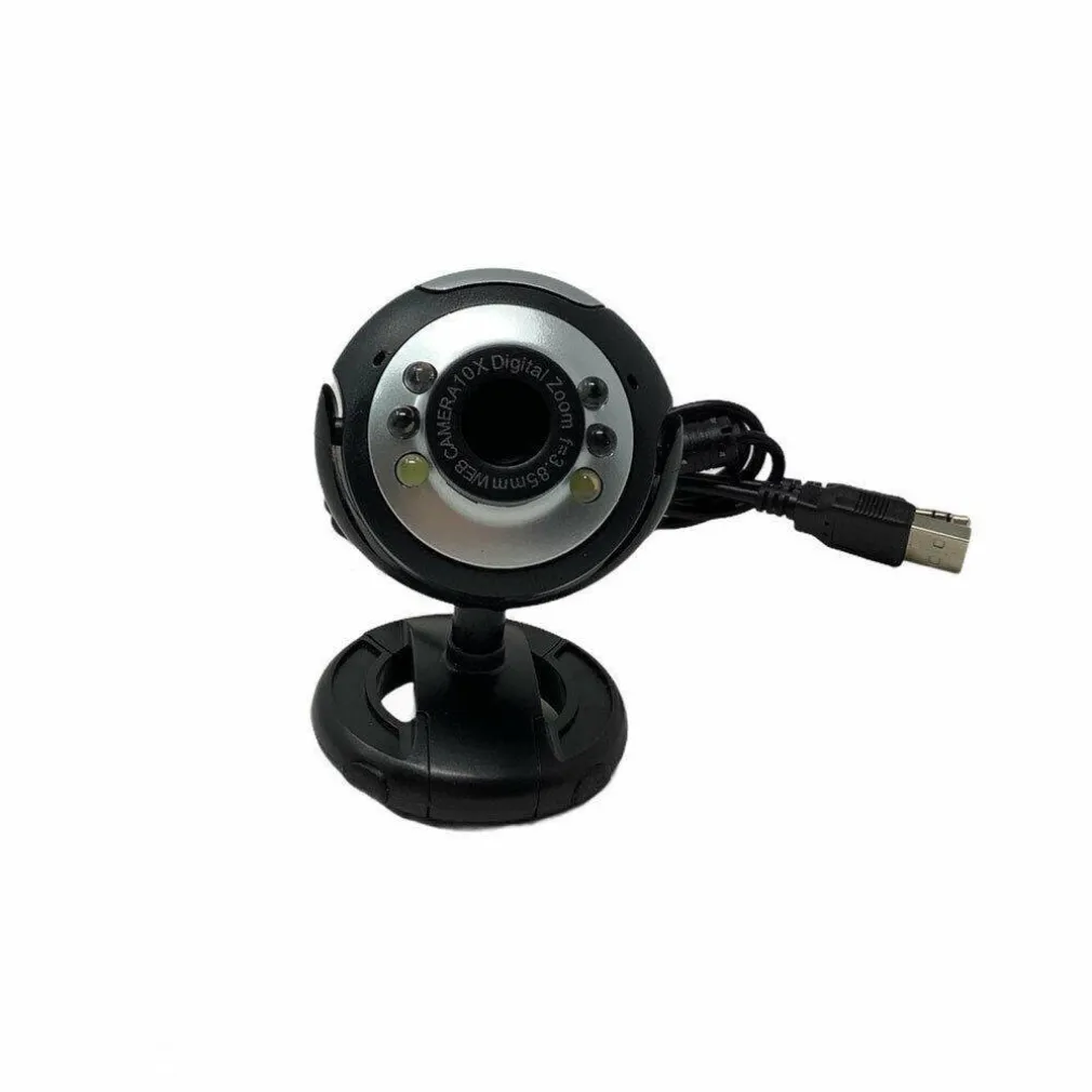 WEBCAM WEB-01 IDEALE PER VIDEOCONFERENZE MICROFONO 1.3 MPX 6 LED PER NOTEBOOK PC
