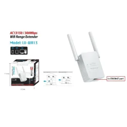 WIFI RANGE EXTENDER LV-WR13 RIPETITORE AMPLIFICATORE DI SEGNALE 300 MBPS MAXTECH