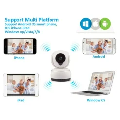 WIFI SMART CAMERA VIDEOCAMERA IPC-T3710-Q3 WIRELESS IP VIDEOSORVEGLIANZA