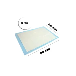 X 10 traverse cani tappeto super assorbente cattura odori bisogni animali