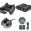 2x BATTERIA RICARICABILE + DI RICARICA DOCK STAZIONE PER XBOX ONE JOYSTICK