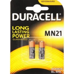 2x Batterie A23 MN21 Duracell alcalina 12V 23A V23GA LR50 PILE PER TELECOMANDO