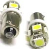 2X LAMPADINA LED AUTO BULB BA9S T4W 5005 5 SMD 5050 12V LUCE POSIZIONE ABITACOLO