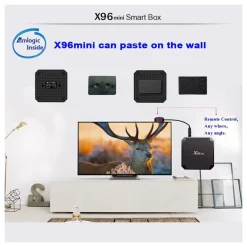 X96 MINI ANDROID BOX 7.1 QUAD-CORE S905W 2GB 16GB 4K SMART TV WIFI MEDIA PLAYER