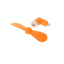 2X VENTILATORE MINI FAN PORTATILE USB PER PC NOTEBOOK CELLULARE SMARTPHONE