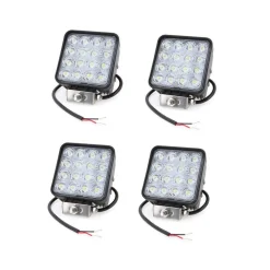 4X 48W LED LUCE FARO LAMPADA DA LAVORO FARETTO AUTO BARCA CAMION KLW SUV 12V 24V