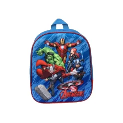 ZAINETTO AVENGERS STAMPA IN RILIEVO 3D SUPEREROI BAMBINI SCUOLA ASILO ELEMENTARI
