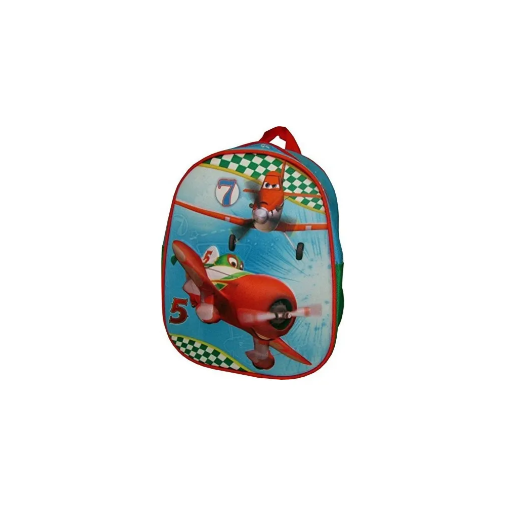 ZAINETTO PLANES STAMPA RILIEVO 3D AEROPLANO BAMBINI SCUOLA ASILO ELEMENTARI