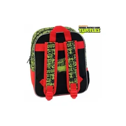ZAINETTO SCUOLA ASILO 28 X 23 X 10 CM IN MICROFIBRA TARTARUGHE NINJA