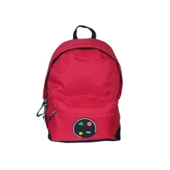 ZAINO AMERICANO SCUOLA TEMPO LIBERO IN TESSUTO CHIUSURA A ZIP COLORE ROSSO