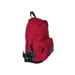 ZAINO AMERICANO SCUOLA TEMPO LIBERO IN TESSUTO CHIUSURA A ZIP COLORE ROSSO