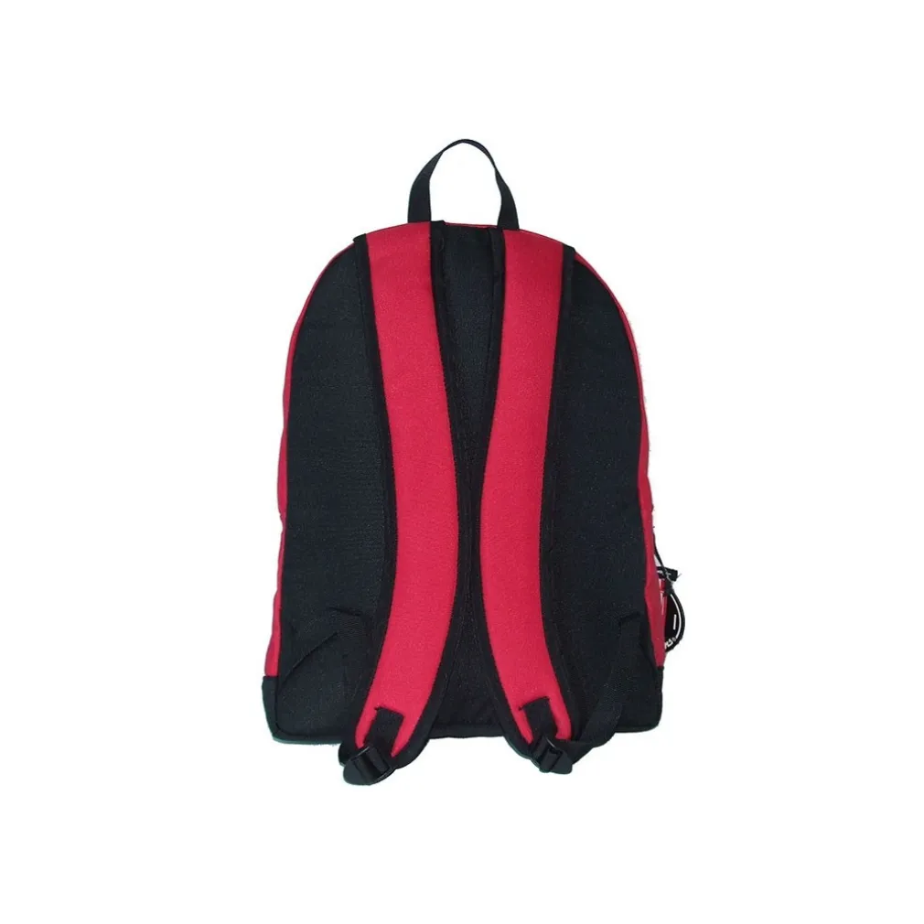 ZAINO AMERICANO SCUOLA TEMPO LIBERO IN TESSUTO CHIUSURA A ZIP COLORE ROSSO