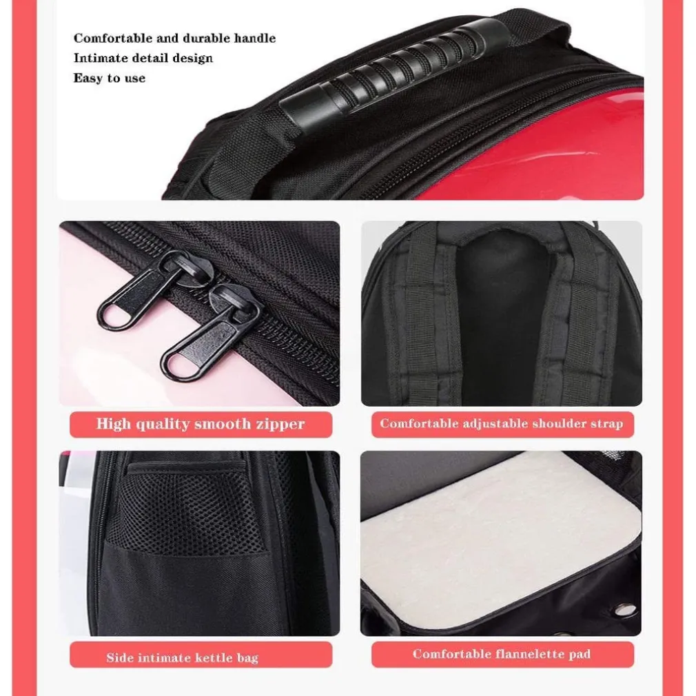 ZAINO BORSA TRASPORTINO GATTO CANE PORTATILE VIAGGIO DESIGN A CAPSULA SPAZIALE