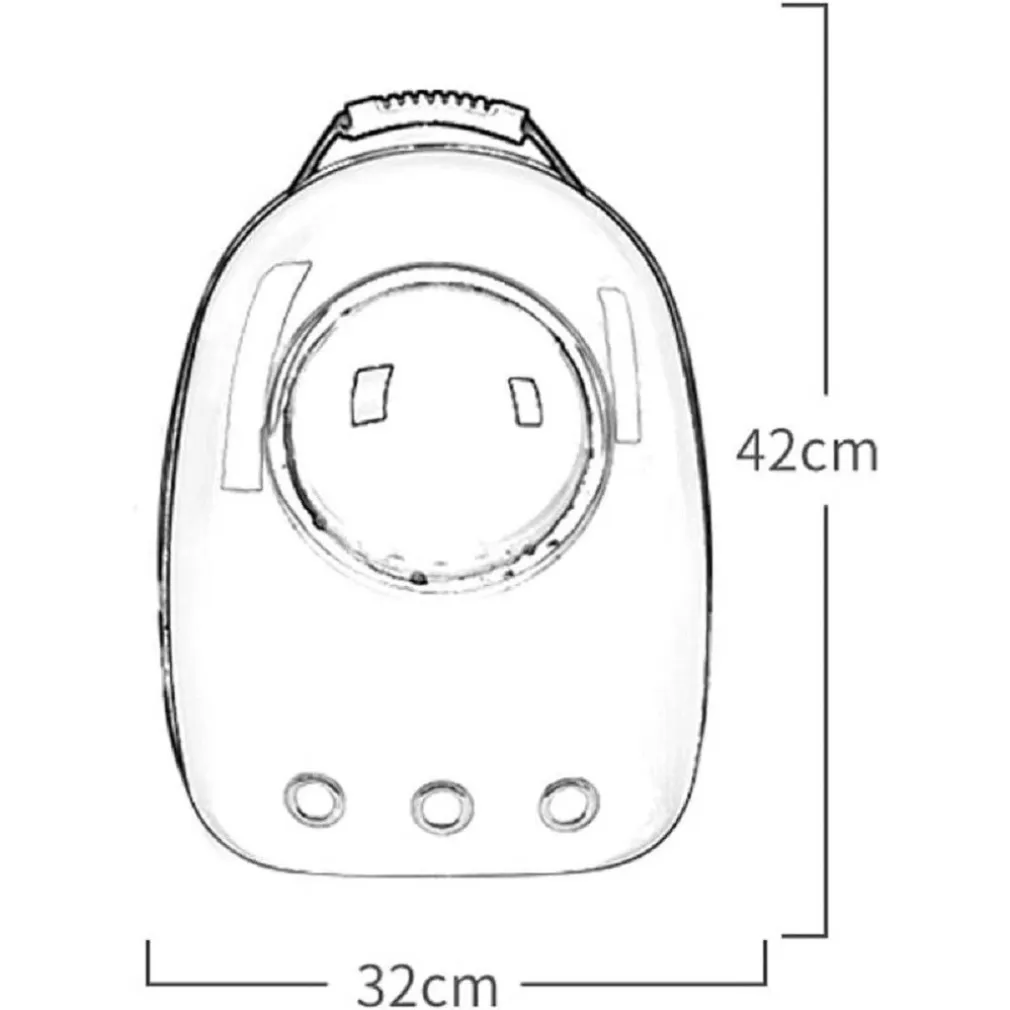 ZAINO BORSA TRASPORTINO GATTO CANE PORTATILE VIAGGIO DESIGN A CAPSULA SPAZIALE