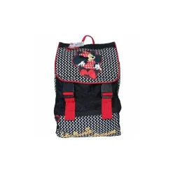 ZAINO ESTENSIBILE IN TESSUTO POLIESTERE DISNEY MINNIE CON SPALLACCI IMBOTTITI