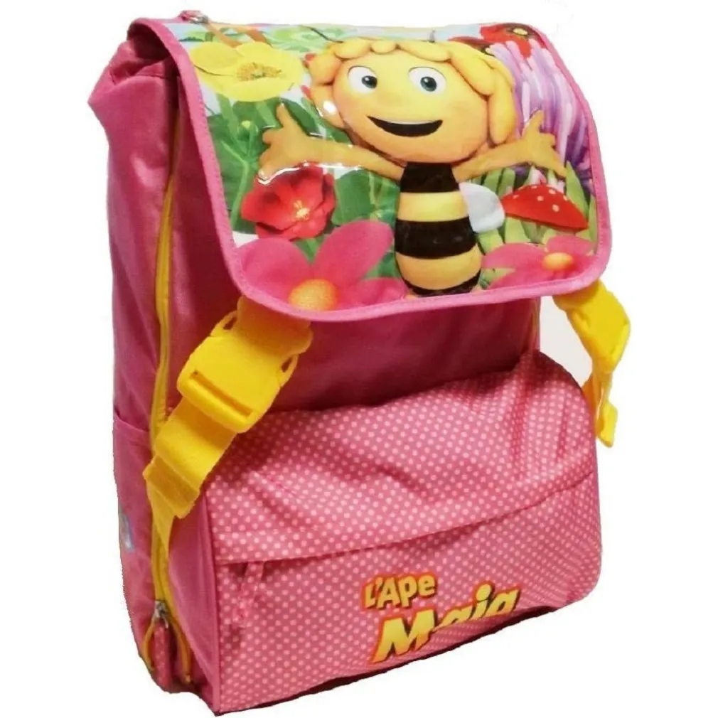 ZAINO ESTENSIBILE SDOPPIABILE IN TESSUTO APE MAIA SCUOLA BAMBINE ELEMENTARI