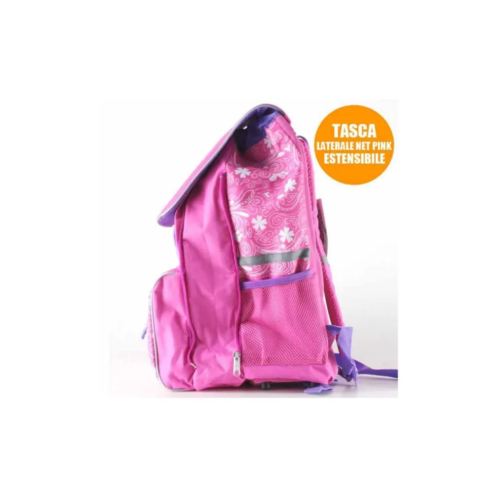 ZAINO ESTENSIBILE VIOLETTA MY SONG DISNEY CHANNEL SCUOLA BAMBINE ELEMENTARI