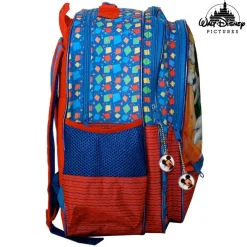 ZAINO MICKEY MOUSE 4 CERNIERE STAMPA PLASTIFICATA SCUOLA BAMBINI ELEMENTARI 41CM