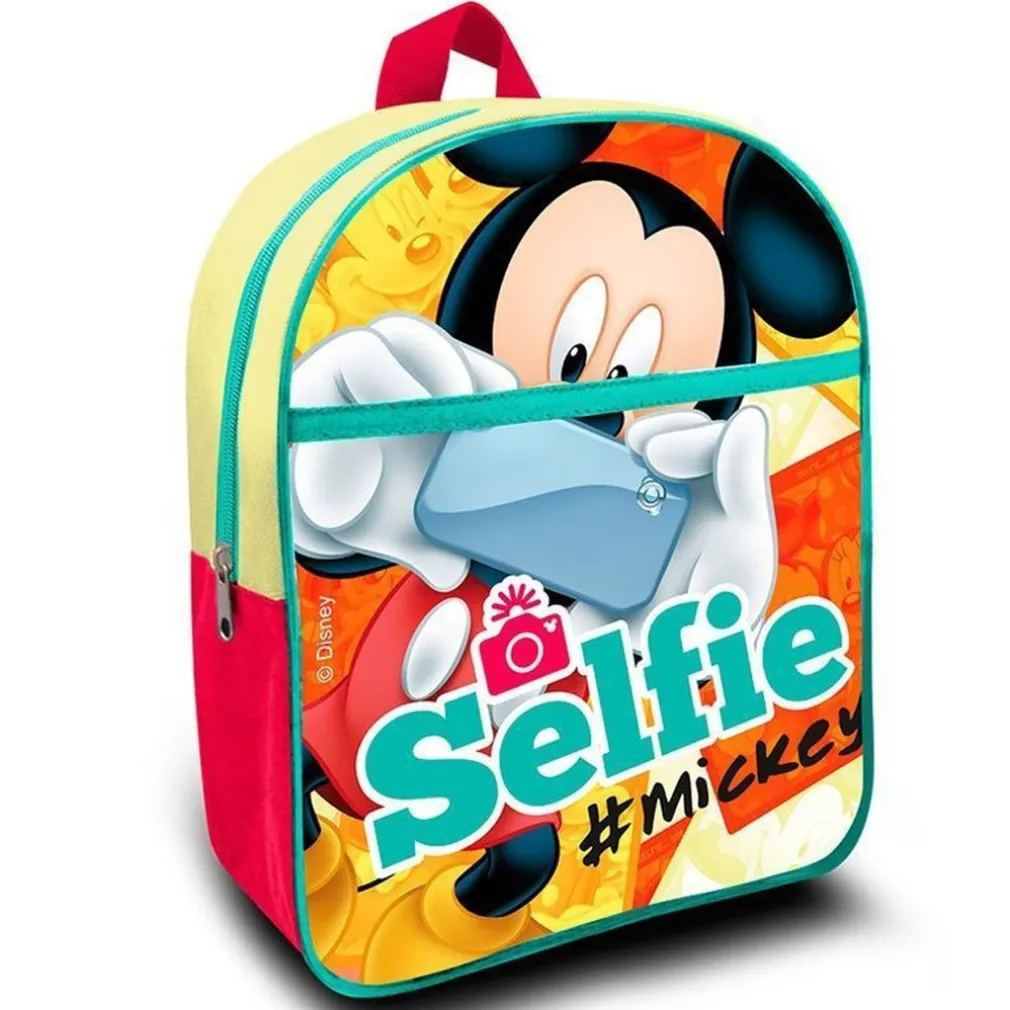ZAINO MICKEY MOUSE TOPOLINO COLORE OCRA BAMBINI ASILO TEMPO LIBERO ELEMENTARI