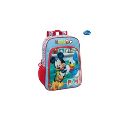 ZAINO SCUOLA ELEMENTARE MEDIA ZAINETTO 30X40X16 CM MICKEY MOUSE TOPOLINO DISNEY