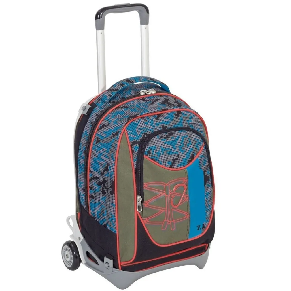 ZAINO SCUOLA RAGAZZI TROLLEY 3IN1 NEW JACK BITMAP CON CARRELLO RIMOVIBILE