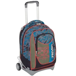 ZAINO SCUOLA  RAGAZZI TROLLEY 3IN1 NEW JACK BITMAP CON CARRELLO RIMOVIBILE
