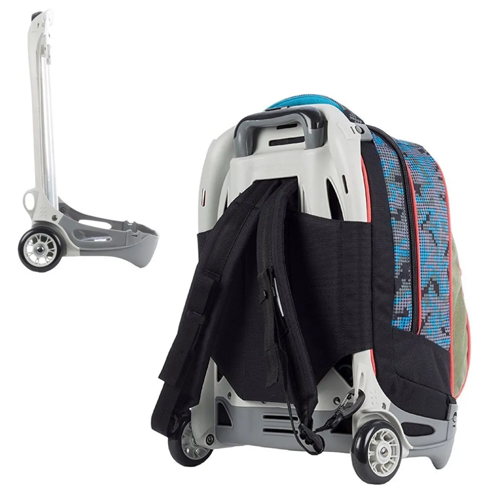 ZAINO SCUOLA RAGAZZI TROLLEY 3IN1 NEW JACK BITMAP CON CARRELLO RIMOVIBILE
