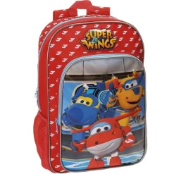 ZAINO SCUOLA SUPER WINGS 38 CM ZAINO SCUOLA ELEMENTARI BAMBINI ROSSO