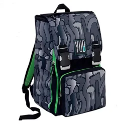 ZAINO SDOPPIABILE BIG YUB MURALES BOY SCUOLA RAGAZZI GRIGIO