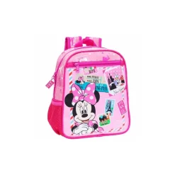 ZAINO ZAINETTO ASILO DISNEY MINNIE TRAVEL CITY ALTEZZA 28CM SPALLACCI REGOLABILI