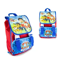 ZAINO ZAINETTO SCUOLA ELEMENTARE PAW PATROL ESTENSIBILE CON TASCA FRONTALE