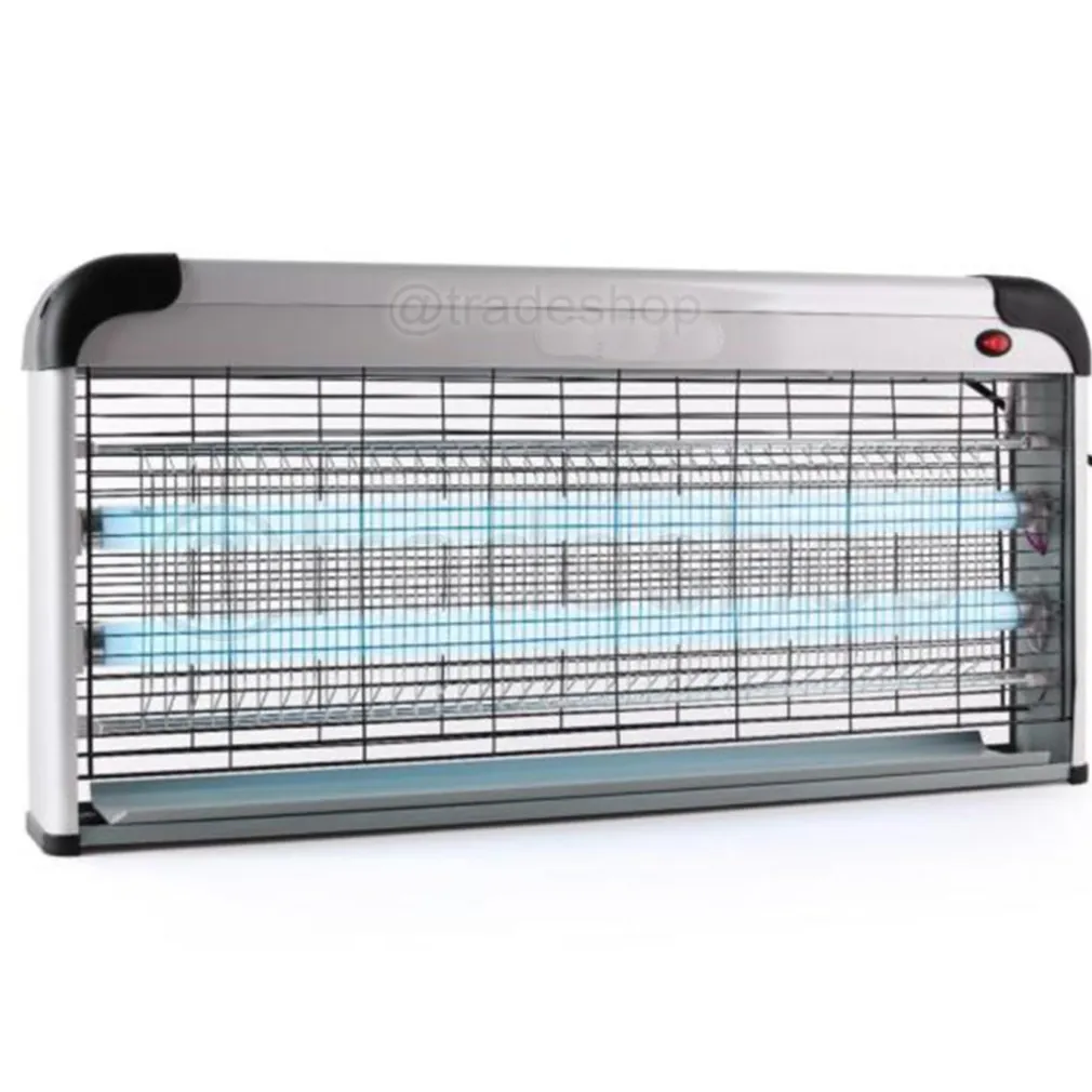 ZANZARIERA ELETTRICA DUE LAMPADE A FLUORESCENZA 40W BK-L40 PER ZANZARE E INSETTI