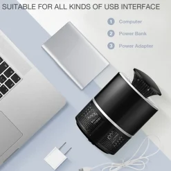 ZANZARIERA ELETTRICA LAMPADA ANTIZANZARA USB PORTATILE ANTI INSETTI E ZANZARE