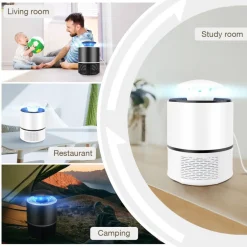 ZANZARIERA ELETTRICA LAMPADA ANTIZANZARA USB PORTATILE ANTI INSETTI E ZANZARE