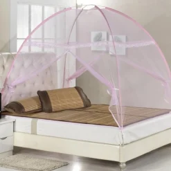 ZANZARIERA LETTO PIEGHEVOLE TRASPIRANTE FACILE DA INSTALLARE ZANZARE 120X200 CM