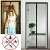 ZANZARIERA MAGNETICA PER PORTE 140 X 240 CM UNIVERSALE NERA TENDA ZANZARIERA