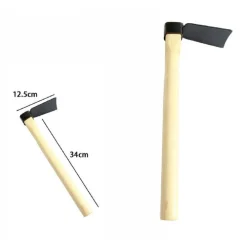 ZAPPA PICCOLA 34CM ATTREZZO GIARDINAGGIO COLTIVARE GIARDINO MANICO LEGNO 62108