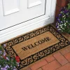 ZERBINO IN COCCO FUORI PORTA ANTISCIVOLO ESTERNO CASA PORTA WELCOME 40 X 70 CM